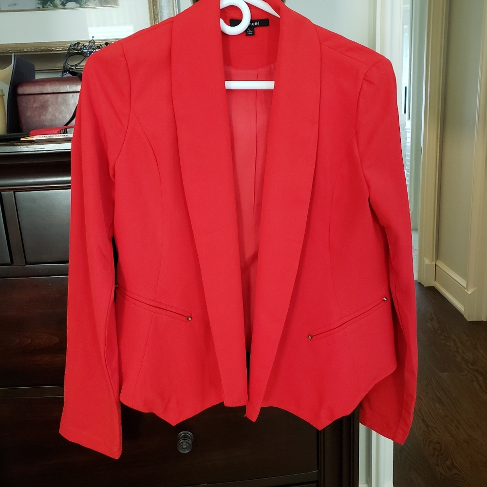 Evenuel blazer, large, red